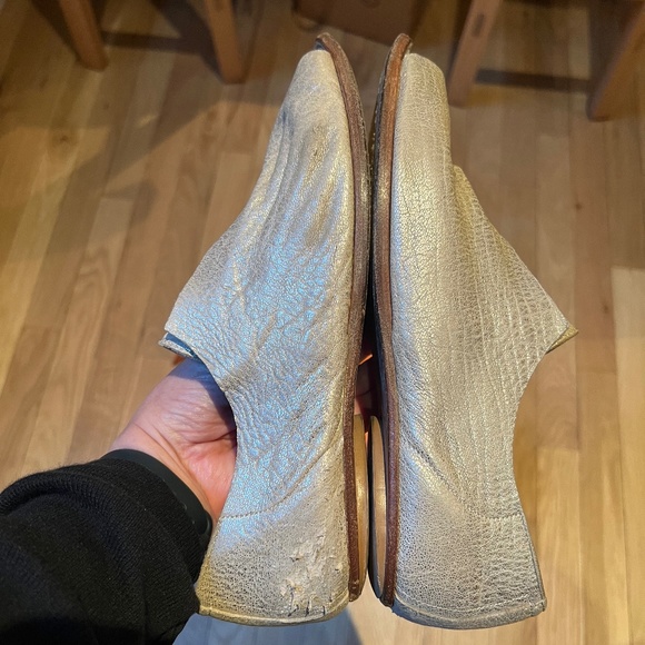 Zero + Maria Cornejo Flo Oxford 39.5 (Size 9 or 9.5) Metallic Wash - Picture 8 of 12